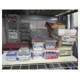 ALL HARDWARE IN SHELF AREA MARKED 2106