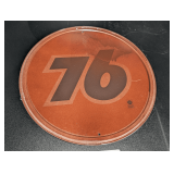 REPRODUCTION METAL UNION 76 SIGN