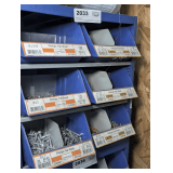 SIX PULL OUT PARTS BIN DRAWERS AND HARDWARE INSIDE