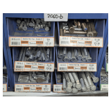 SIX PULL OUT PARTS BIN DRAWERS AND HARDWARE INSIDE