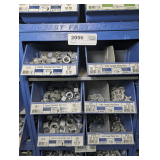 SIX PULL OUT PARTS BIN DRAWERS AND HARDWARE INSIDE