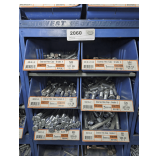 SIX PULL OUT PARTS BIN DRAWERS AND HARDWARE INSIDE