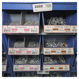 SIX PULL OUT PARTS BIN DRAWERS AND HARDWARE INSIDE