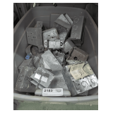 TUB FILL WITH GALVANIZED JUNCTION BOXES AND MORE