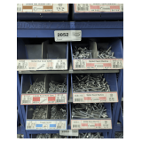 SIX PULL OUT PARTS BIN DRAWERS AND HARDWARE INSIDE