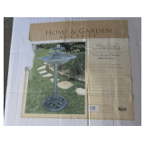 HOME AND GARDEN ACCENTS THREE-TIERED FOUNTAIN BIRD BATH