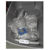 TUB FILLED WITH WINDOW LATCHES