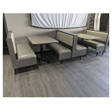 DINING BOOTH SET MARKED 3033