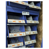 SIX PULL OUT PARTS BIN DRAWERS AND HARDWARE INSIDE