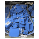 TUB FILLED WITH PLASTIC OUTLET BOXES AND MORE