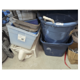 ALL EMPTY TUBS IN FLOOR AREA MARKED 2154