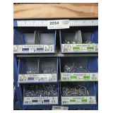 SIX PULL OUT PARTS BIN DRAWERS AND HARDWARE INSIDE