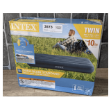 INTEX TWIN SIZE DURA BEAM STANDARD SINGLE-HIGH CAMPING AIRBED