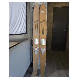 MID-CENTURY CHAMPION WATER SKIS