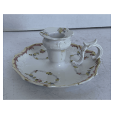 VINTAGE DRESDEN PORCELAIN CANDLESTICK