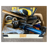 BOX OF MISC TOOLS
