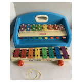 VINTAGE FISHER PRICE TOY XYLOPHONE & VINTAGE LITTLE TIKES TOY PIANO