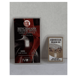 AMERICAN GAIN CO CCRD WITH 1 GRAIN .999 SILVER BAR & BENCHMARK CARD WITH 1 GRAIN .999 SILVER