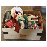 BOX FULL OF MISC RIBBON