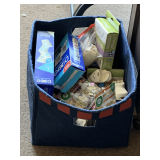 NICE STORAGE CONTAINER FULL OF MISC AIR WICKS, FILTERS & MORE