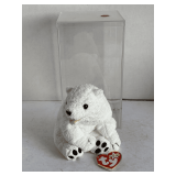 2000 TY BEANIE "AURORA" BEAR IN CASE