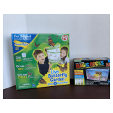 NEW BUTTERFLY GARDEN KIT, NEW MAGIC ROCKS KIT (SEALED)