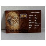 2025 THE LAST SUPPER 50 CENT BAR 1/1000 TROY OUNCE OF .9999 GOLD