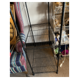 BLACK WIRE 3 TIER SHELF (DOES NOT INCLUDE CONTENTS)
