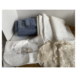 ASSORTMENT OF PLACEMATS, RUNNERS, DOILIES & MORE