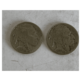 2 INDIAN HEAD BUFFALO NICKELS (1936D, 1935 D)