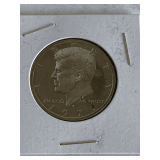 1971S CAMEO PROOF CLAD KENNEDY HALF DOLLAR