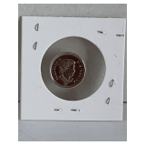 10 CENT PROOF CANADIAN ELIZABETH II 100TH ANNIVERSARY 1921-2021 COIN - NICKEL PLATED STEEL