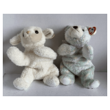 TY BEANIE BUDDY 2001 "FLEECE" & 2001 "GUM DROP"