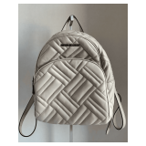 NEW W/ TAG MICHAEL KORS LEATHER BEIGE BACKPACK/PURSE