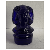 VINTAGE MOSSER COBALT RAMS HEAD 4" TALL