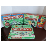 2013 ELECTRONIC BANKING MONOPOLY GAME, 2008 MONOPOLY GAME & 2016 MONOPOLY GAME (UNSURE IF ALL PIECES ARE PRESENT)