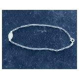 925 STERLING DAINTY BRACELET 8"