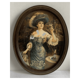 VINTAGE VICTORIAN PEPSI COLA SERVING TRAY 14 1/2"