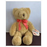 VINTAGE GANZ STUFFED BEAR "CARAMEL" 14" TALL