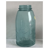 ANTIQUE BALL AQUA MASON JAR