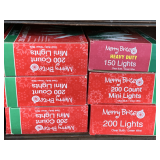5 BOXES OF CLEAR CHRISTMAS LIGHTS & 1 BOX 150 CLEAR CHRISTMAS LIGHTS