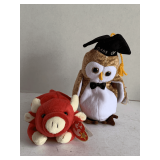 2 TY BEANIES - 2000 "WISEST" & 1995 "SNORT"