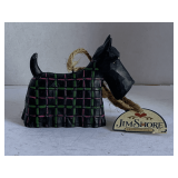 2006 JIM SHORE HAND PAINTED SCOTTISH TERRIER ORNAMENT