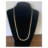 STERLING SILVER SNAKE CHAIN NECKLACE 19"