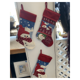 3 NICE CHRISTMAS STOCKINGS