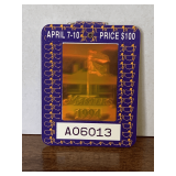1994 APRIL 7-10 MASTERS BADGE