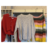 6 LADIES SWEATERS SIZE M/L
