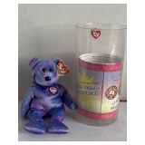 2001 TY BEANIE "CLUBBY IV" IN CASE (NO LID)