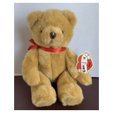 VINTAGE GANZ STUFFED BEAR "CARAMEL" 14" TALL
