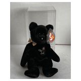 1999 TY BEANIE "THE END" BEAR IN CASE
